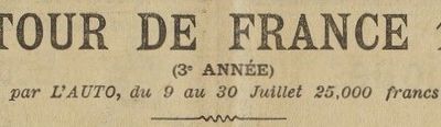 Tour de France 1905, Nancy-Besançon par le Ballon d’Alsace et Belfort