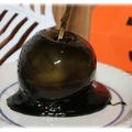Pomme d'amour noire ( Halloween )