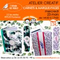 Les ateliers de la Semaine du 21 au 26 Mars