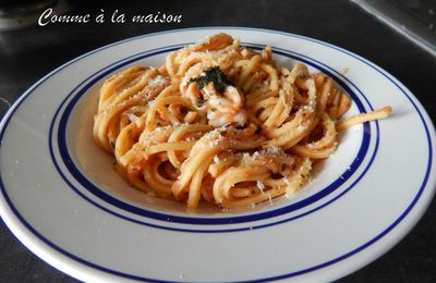 Spaghettis frais aux encornets