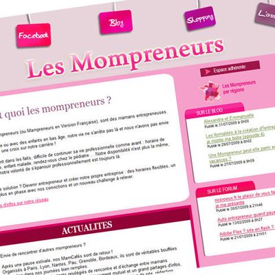 Nouveau portail pour les Mompreneurs!
