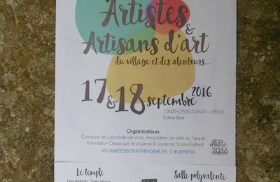 Expo des artistes à Labastide de virac