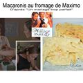 macaronis au fromage de Maximo