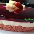 {Recette} Entremet ananas sur Biscuit rose de Reims