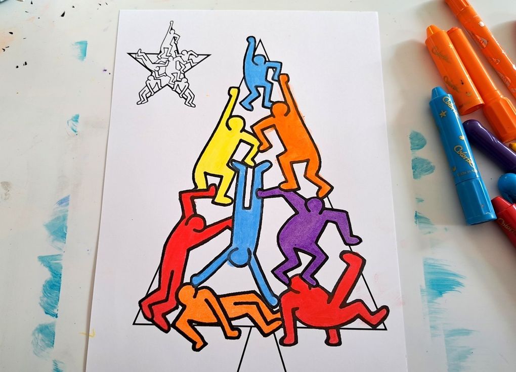 Le sapin KEITH HARING