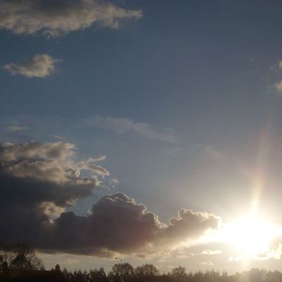 Quand le soleil se couche , Marine se mouche ...