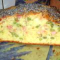 Cake Haricots Verts Lardons
