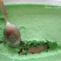 glace menthe et pépites de chocolat