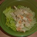 Salade de poulet au sésame et vermicelle