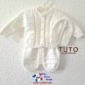 PATRON tricot bb FACILE et PREMA modele layette bébé et patron a tricoter Explications tuto brassière, bonnet, chaussons et Reborn