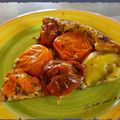 Tatin de tomates poulet et velours balsamique 