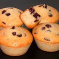 Muffins poires pépites de chocolat (sans oeuf et sans MG ajoutée)