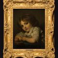 Jean Baptiste GREUZE (Tournus 1725 - Paris 1805) - Petite fille à la pomme
