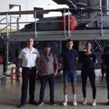 Visite du porte-avions Charles-de-Gaulle avec M. le Proviseur, des élèves marins et des enseignants du lycée Jean-Moulin