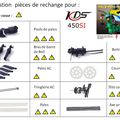 Pièces détachées KDS 450 SI, à prévoir...