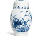 A blue and white 'lianzi' jar and cover, Ming Dynasty, Chongzhen Period (1627-1644)