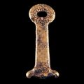 Gold-grip iron-blade short sword. Warring States Period (480 - 222 B.C.). 
