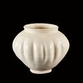 A white-glazed lobed jar, Northern Song dynasty (960-1127)