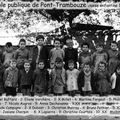 Ecole publique de Pont-Trambouze classe enfantine 1959-1960