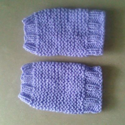 Mes créations...les jambières côtes/point mousse