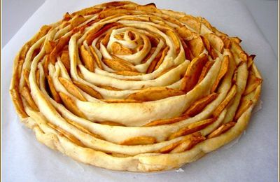 Tarte briochée roulée aux pommes