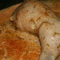 Poulet mariné au lait de coco