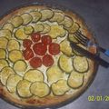 TARTE AUX COURGETTES ET FROMAGE DE BROUSSE