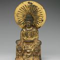 Buddha, Sixteen Kingdoms period (304–439), late 4th–early 5th century
