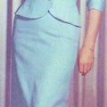 Pale Turquoise Silk Suit - de Niagara