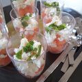 Verrine pastèque, feta et menthe - by claire -