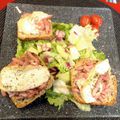 bruschetta aux trois fromage 