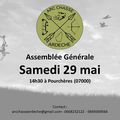 Invitation à l'Assemblée Générale du Samedi 29 mai 2021