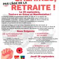 EN GRÈVE LE 29 SEPTEMBRE RDV 14H30 PLACE DES HALLES à Chartres Pour nos salaires Contre la Vie Chère