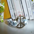 bracelet peace liberty bleu