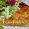 Tarte exotic au poulet