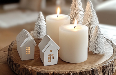 Village de Noël miniature pour une décoration de rêve pendant les fêtes
