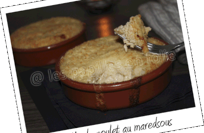 Gratin de poulet au Maredsous