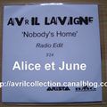 CD promotionnel Nobody' s Home-version anglaise (2004)