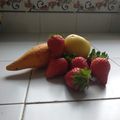 Smoothie de papaye aux fraises et pommes au curcuma et cannelle