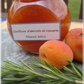 Confiture Abricots et Romarin