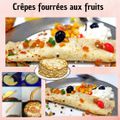 Crêpes fourrées aux fruits