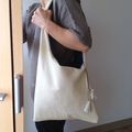 Projet sac en cuir blanc: cabas style Darel