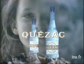L’eau Quézac. Quézac eau! En 1859.
