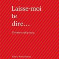 Laisse-moi te dire... (poèmes 1964-1974), de Margaret Atwood (éd. Bruno Doucey)