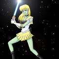 SailorMulge sait utiliser un sabre laser !!!