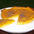 TARTE POLENTA POTIMARRON ET GRAINES DE PAVOT