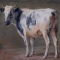 Vache bretonne par Jacques-Raymond BRASCASSAT