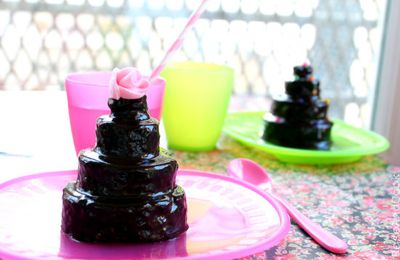 Mini birthday-cakes glacés au chocolat !