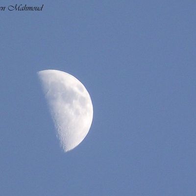 Photo de lune (Grabels Janvier 2011)