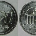 20 cent allemande en nickel